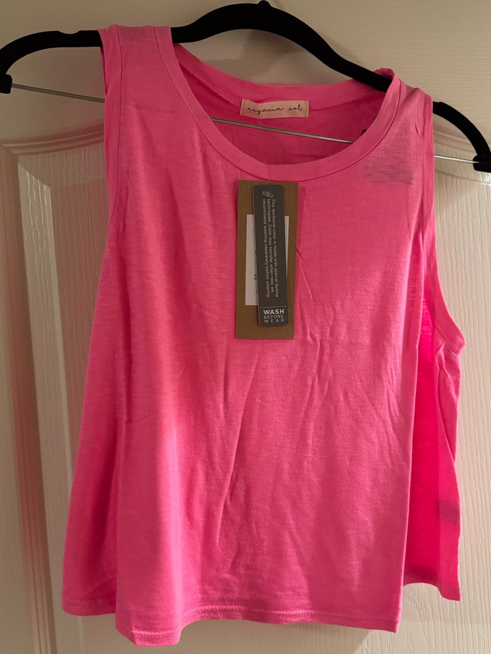 NWT Niyama Sol | Cory Tank - Bright Hot Pink Sleeveless